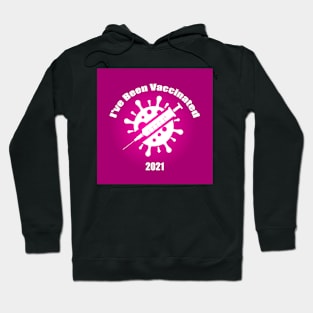 I've Been Vaccinated Pink Hoodie